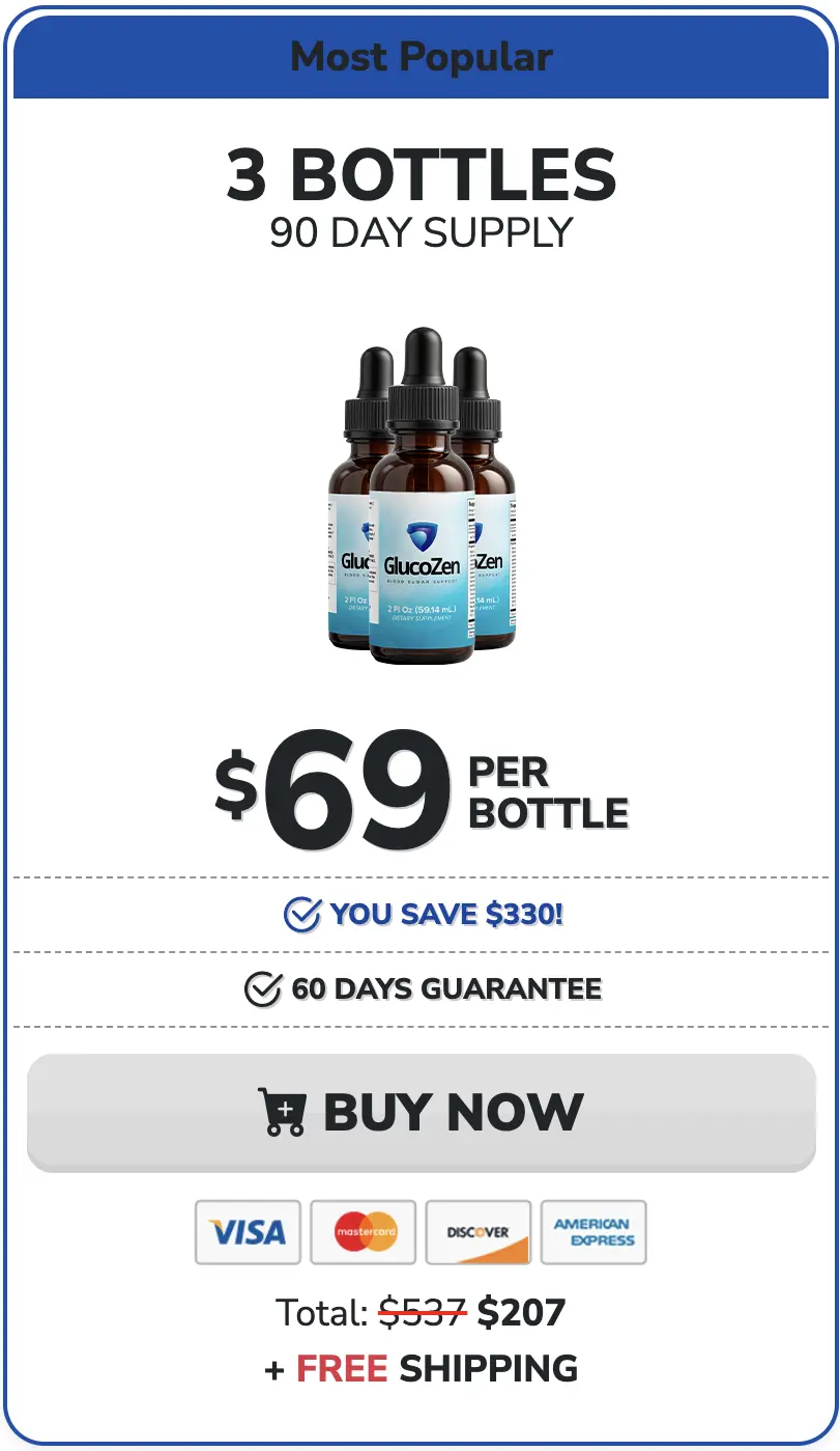 Glucozen Buy Three Bottles